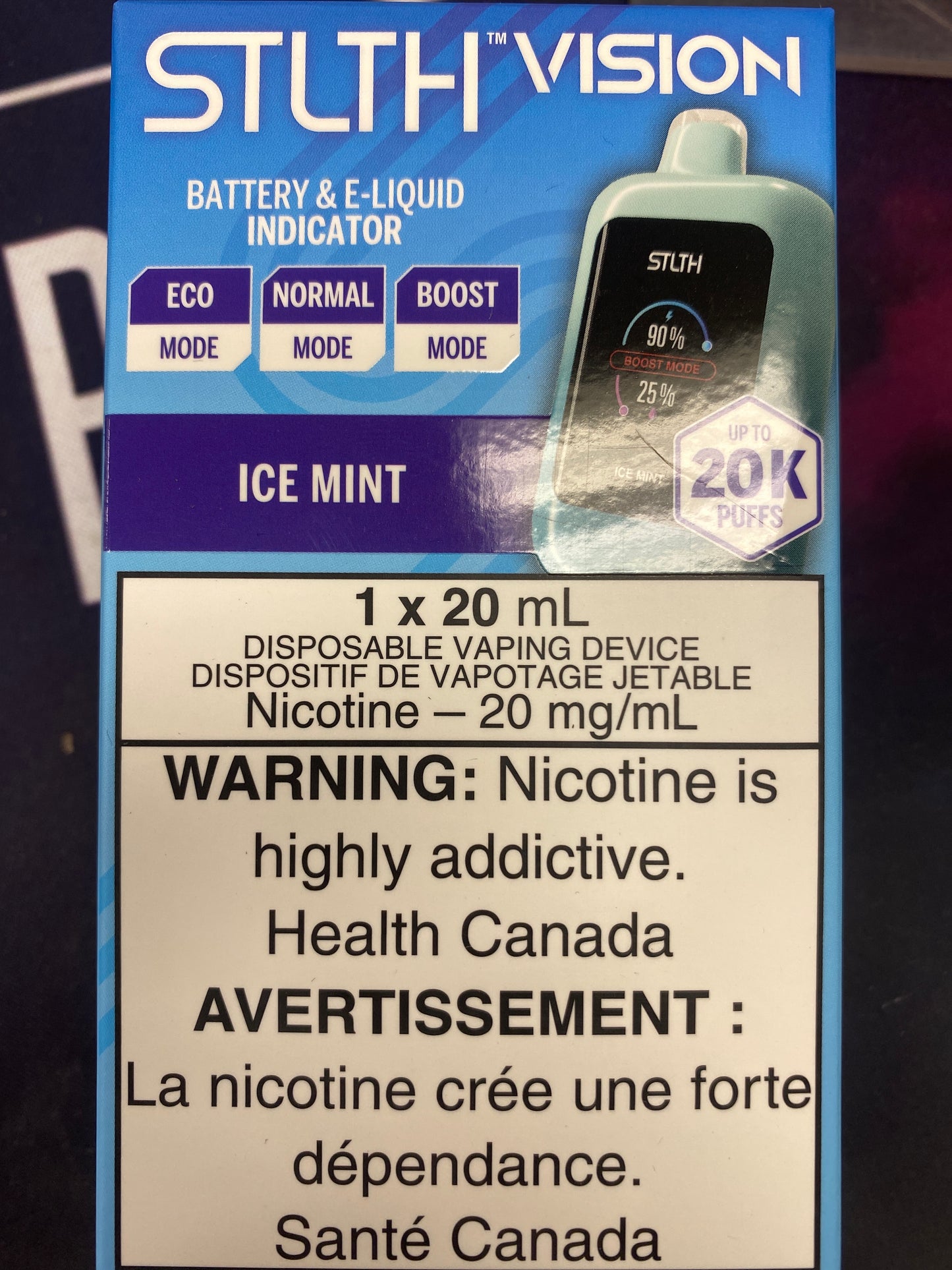 Stlth vision 20000 Ice Mint