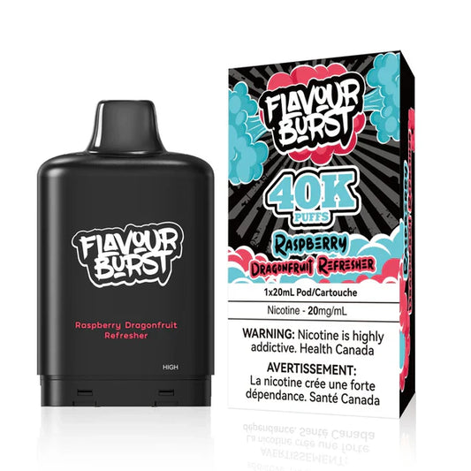 Raspberry Dragonfruit Refresher: Flavour BURST X PODS 40000 (AB)