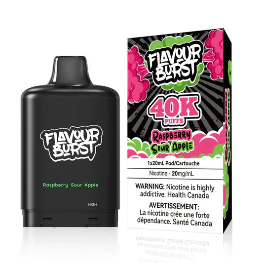Raspberry Sour Apple: Flavour BURST X PODS 40000 (AB)