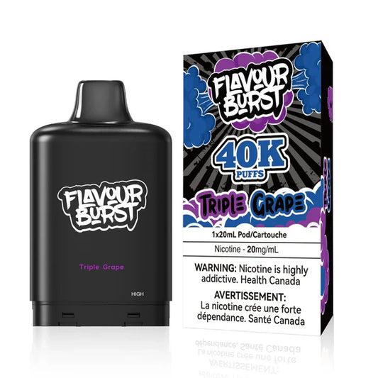 Triple Grape: Flavour BURST X PODS 40000 (AB)