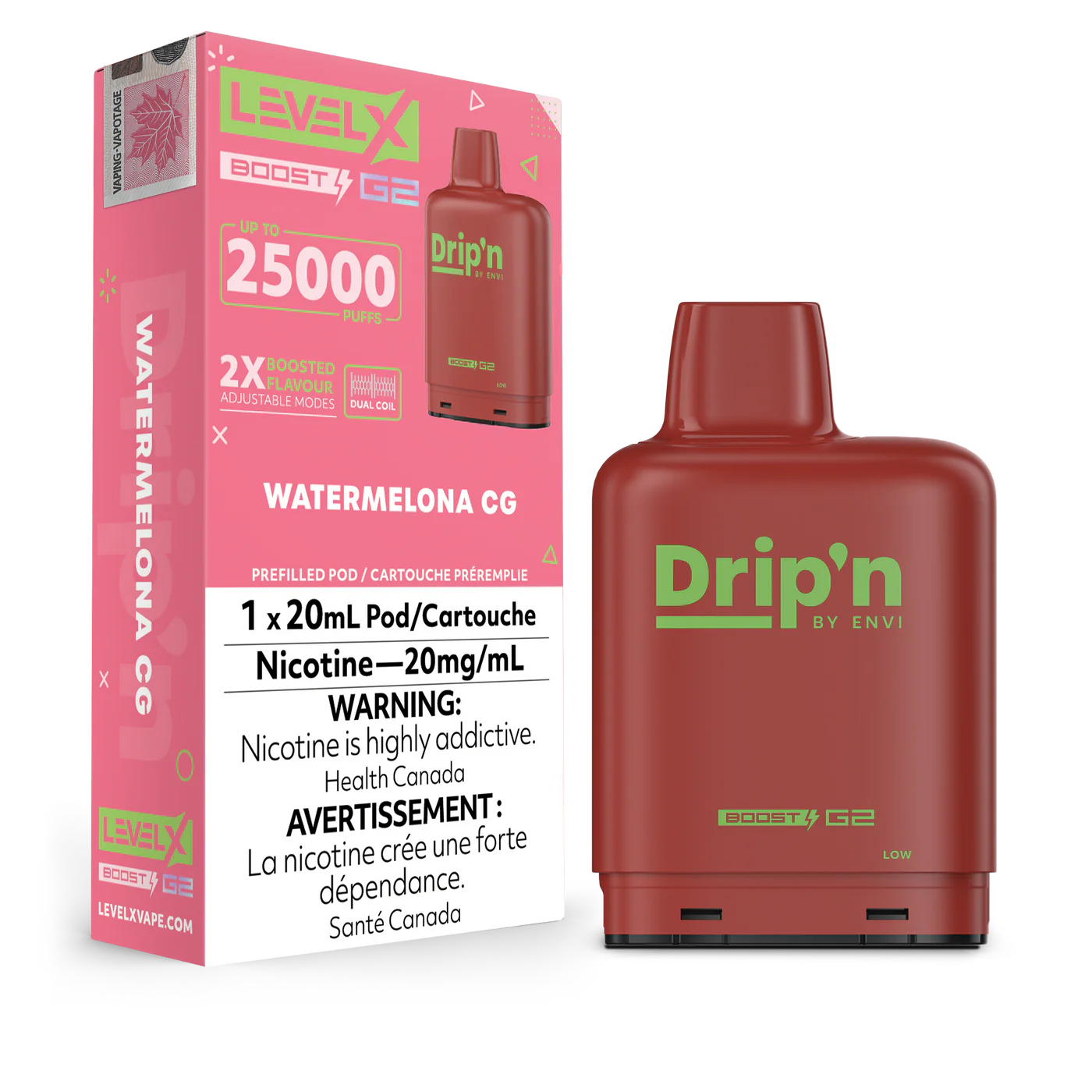 Drip’n Level X Boost Pod G2 - Watermelona CG (AB)