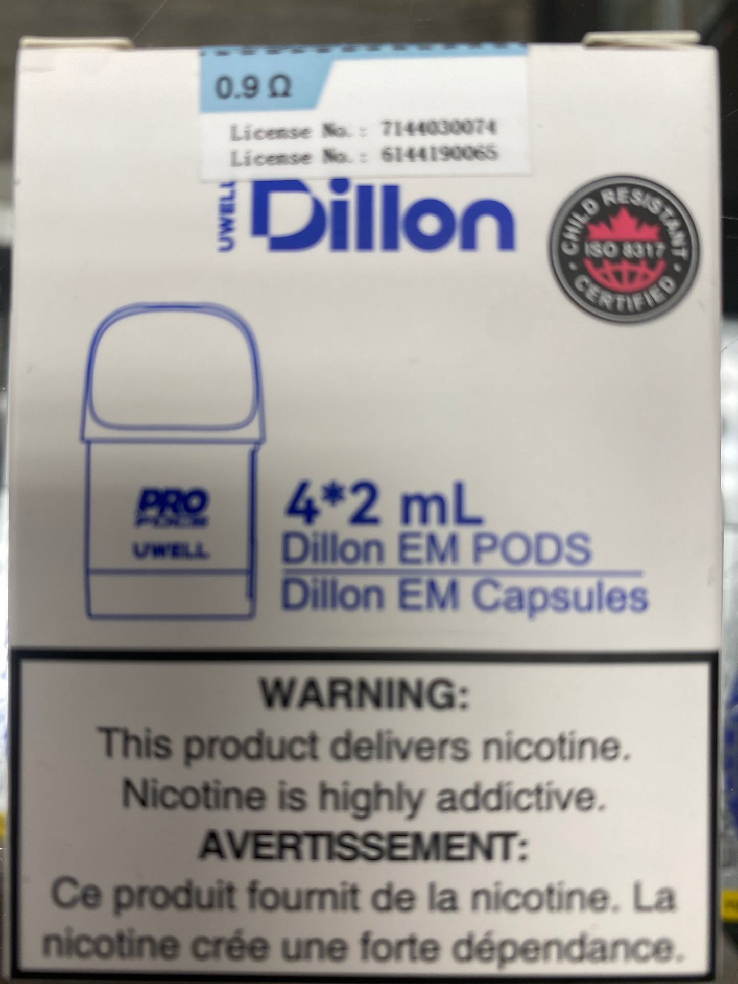 Uwell Dillon EM 4pk 0.9ohm