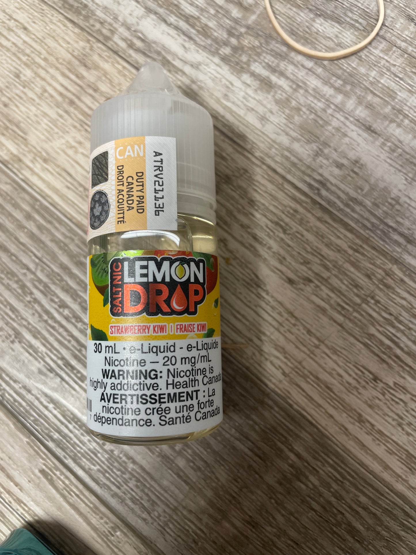 Lemon drop Salt 30ml 20mg Strawberry Kiwi (FED)