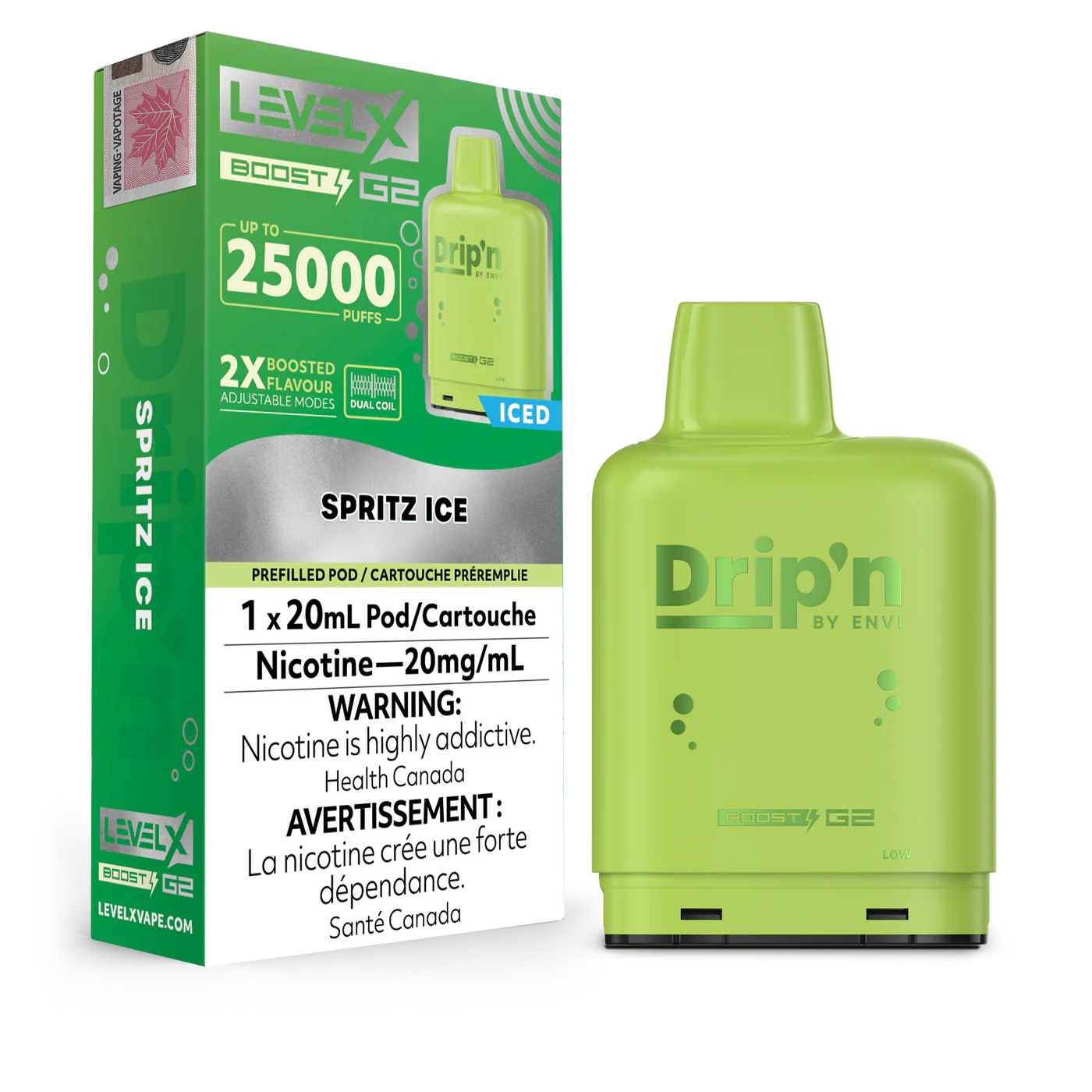 Drip’n Level X Boost Pod G2 - Spritz Ice (FED)