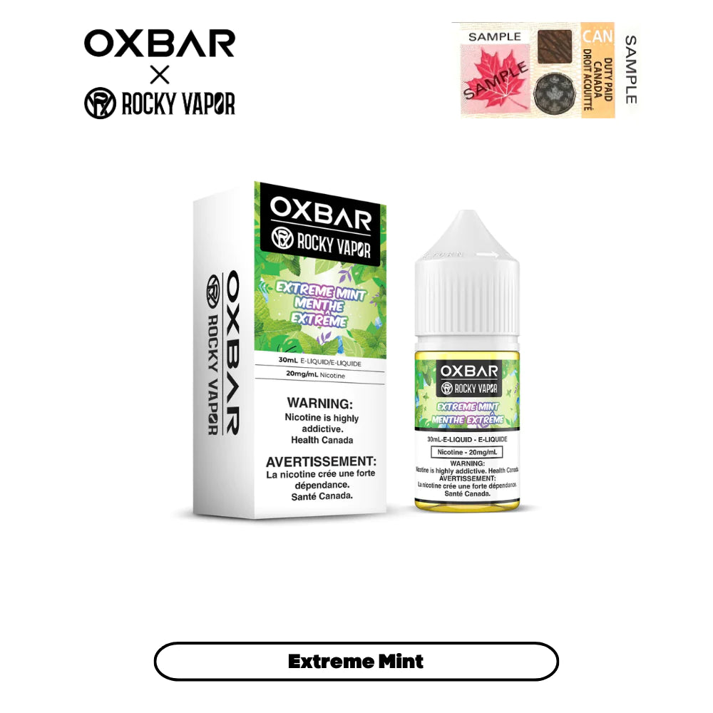 Oxbar Extreme Mint Salt E-Juice 30ml (20mg) (FED)