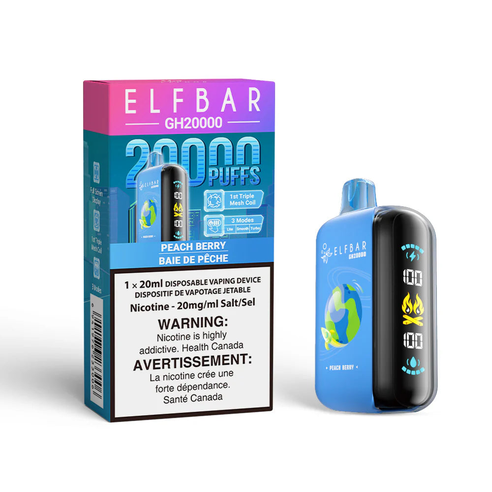 ELFBAR 20000 puffs - Peach Berry (FED)