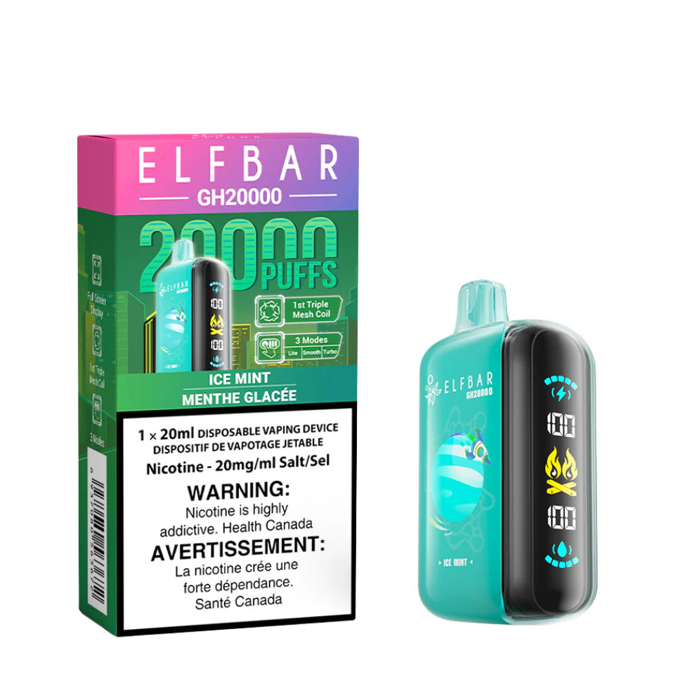 ELFBAR 20000 puffs - Ice Mint (FED)