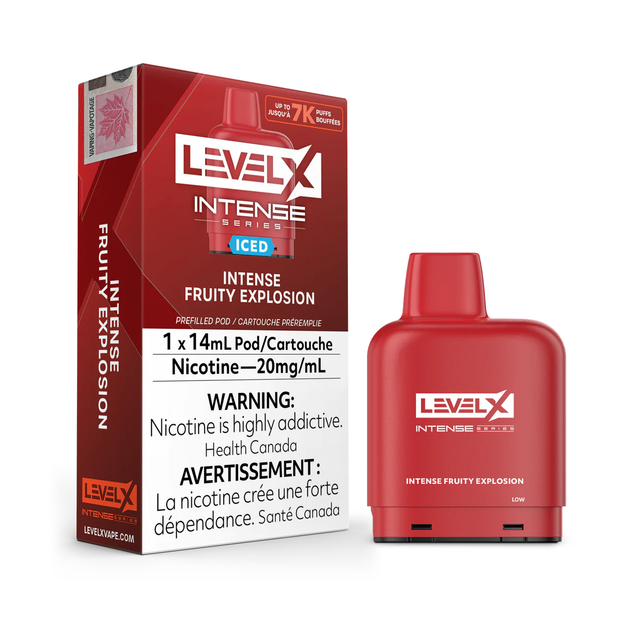 Flavour Beast Level X Intense 7000 Pod - Fruity Explosion Iced (FED)