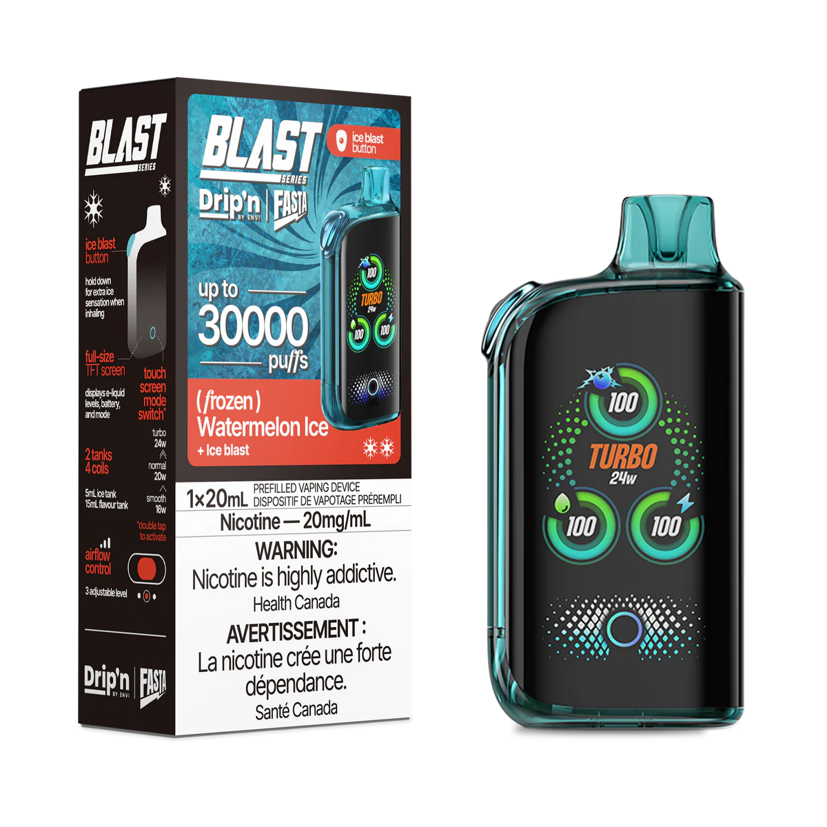 Drip’n BLAST 30000 Puffs - Watermelon Ice (AB)