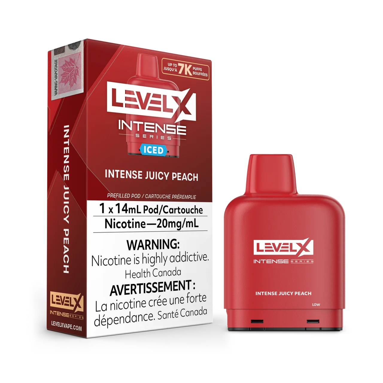 Flavour Beast Level X Intense 7000 Pod - Juicy Peach Iced (FED)