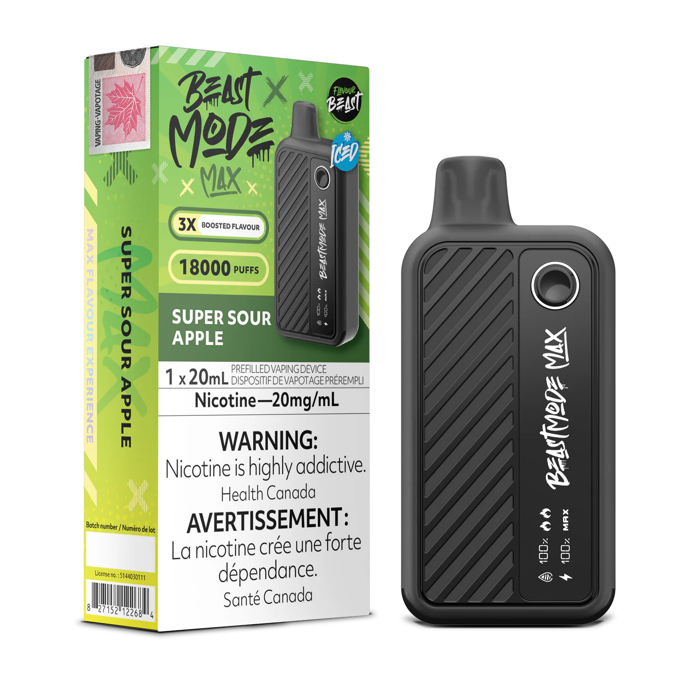 (AB) Flavour Beast: Beast Mode Max (18K) - Super Sour Apple