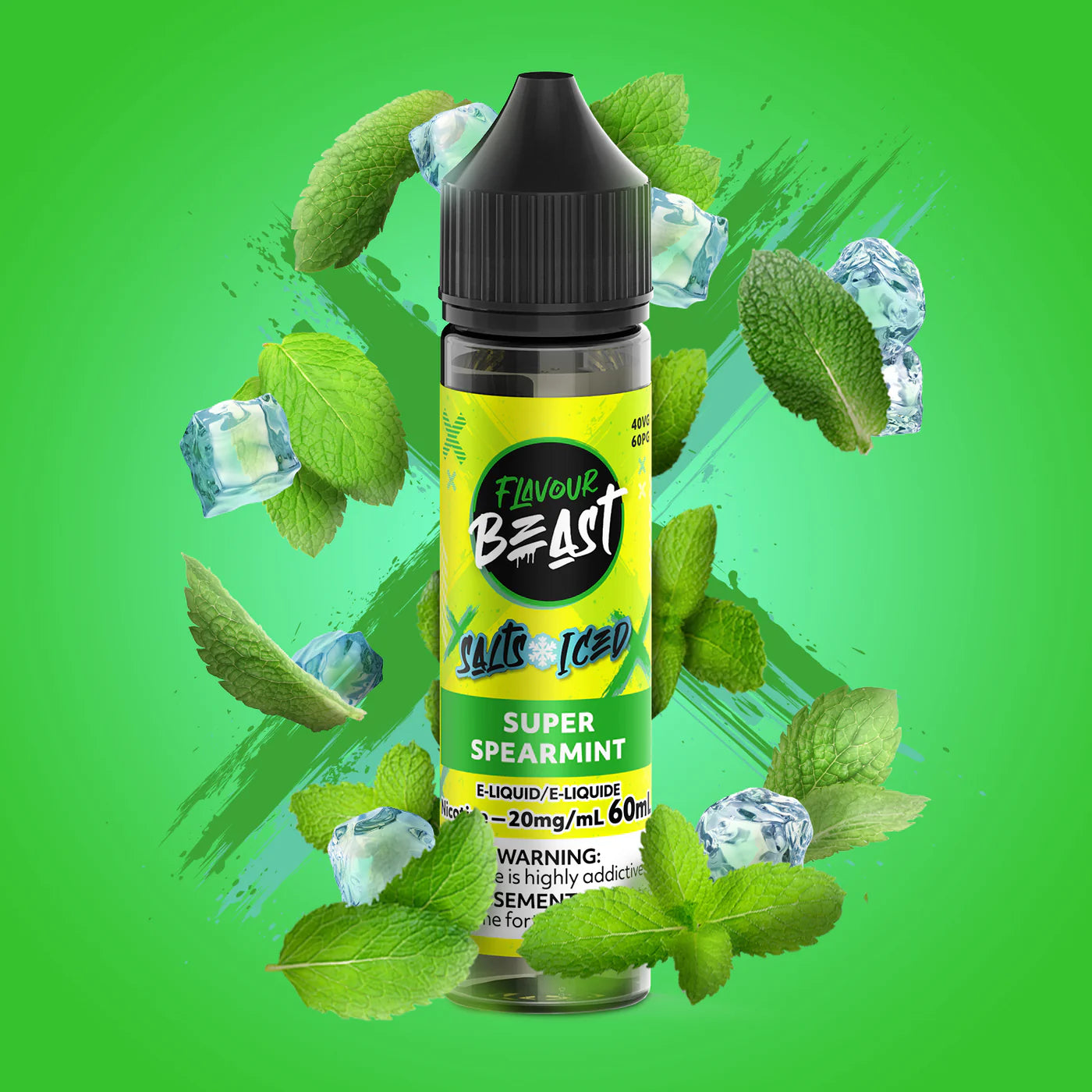 Flavour Beast E-Liquid- Super Spearmint 60ml 20mg (FED)