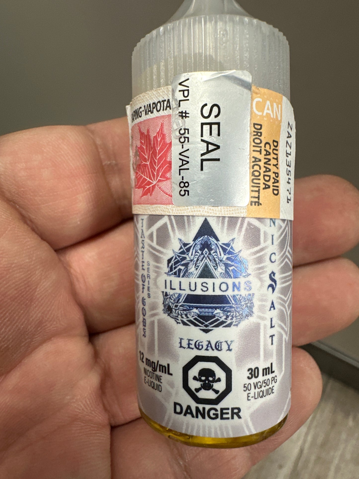 Illusions Salt 30mL 12mg - Taste of God Legacy (FED)