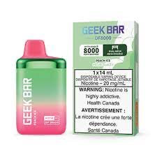 Geek Bar 8000 20mg Peach Ice (Vape tax included)