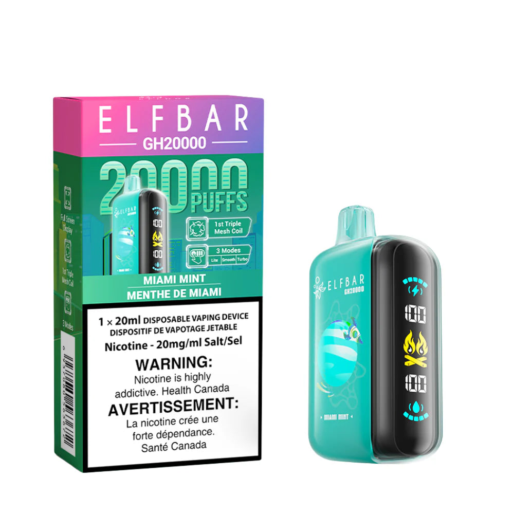 ELFBAR 20000 puffs - Miami Mint (FED)