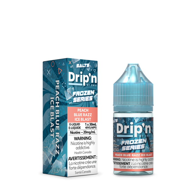 Drip’n Frozen E-Liquid 30ml 20mg - Peach Blue Razz Ice Blast (AB)