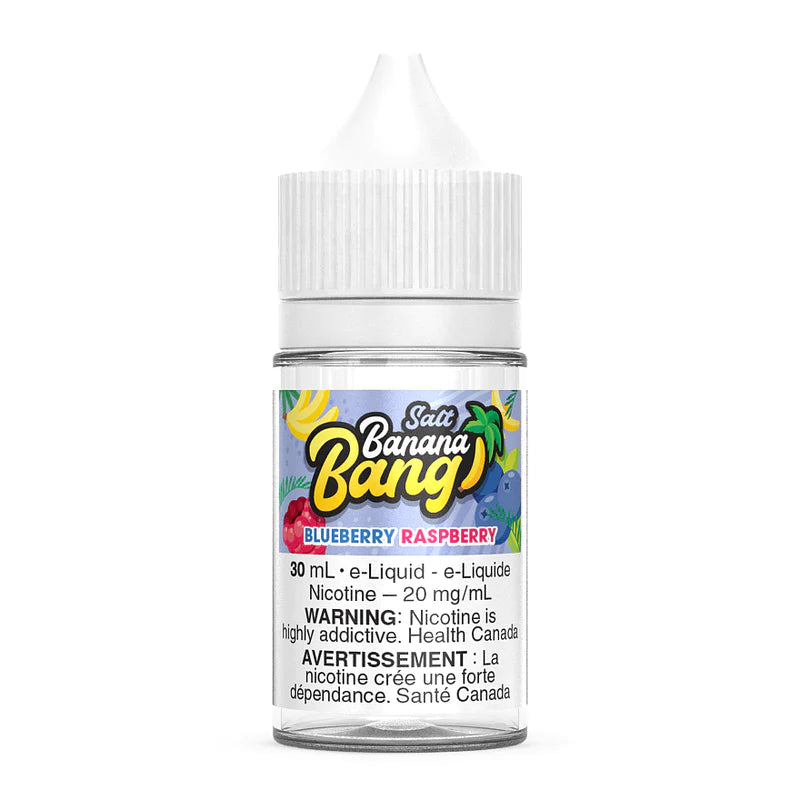 Banana Bang Salt E-Juice 30ml (20mg) (FED) - Blueberry Raspberry