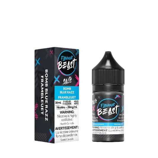 (1PC) Flavour Beast E-Liquid Bomb Blue Razz 30ml 20mg (AB)