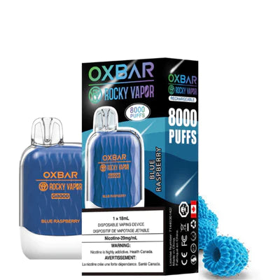 Oxbar 8000 puff Blue Raspberry (FED)
