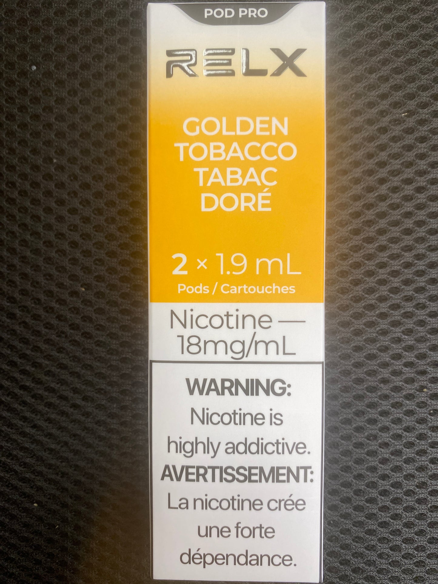 RELX Pro Pod 2/pk Golden Tobacco