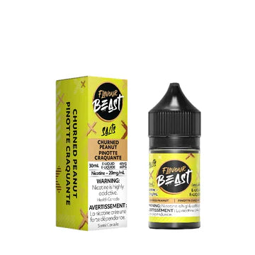 (1PC) Flavour Beast E-Liquid Churned Peanut 30ml 20mg (AB)