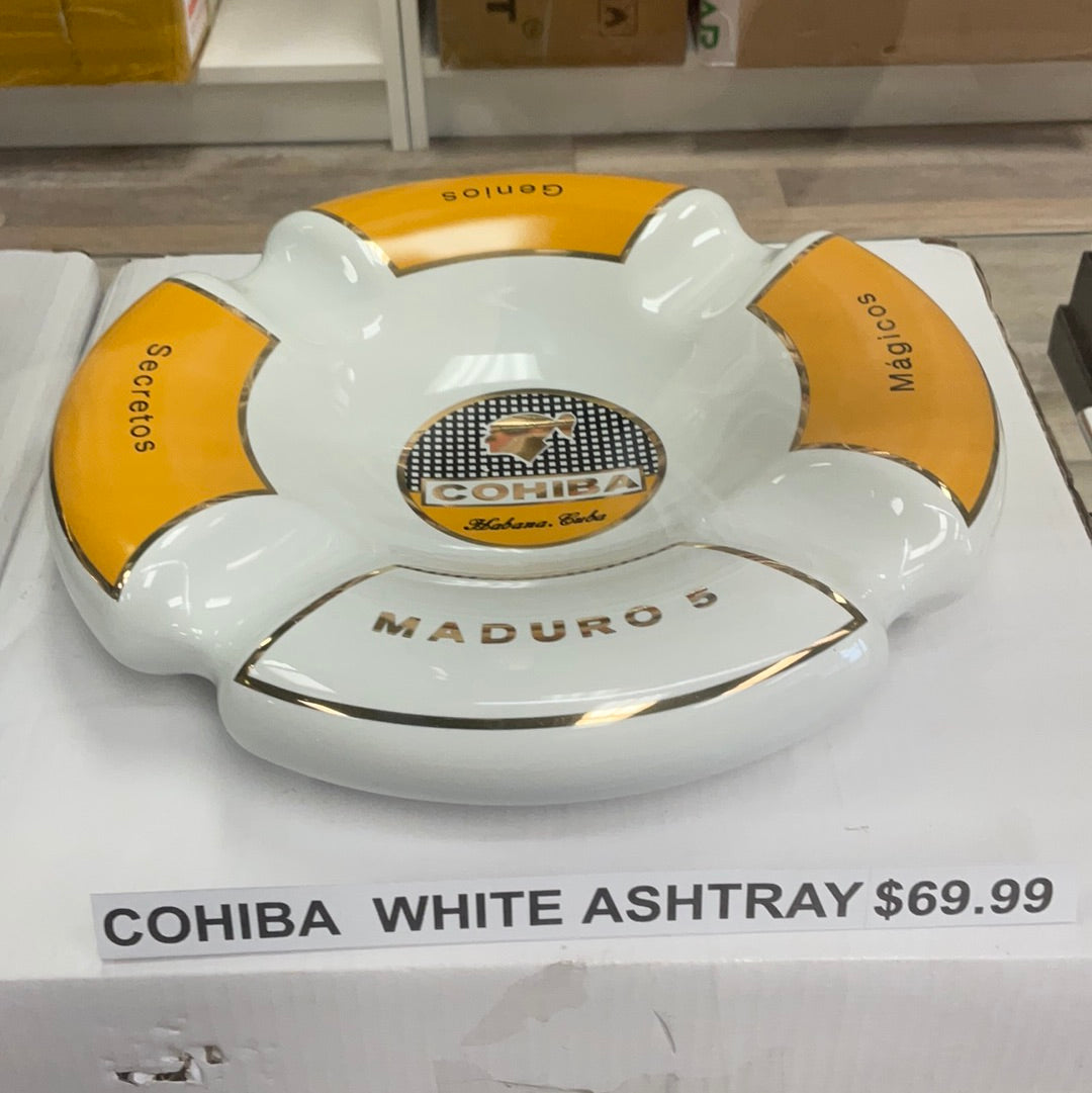 Ashtray cohiba white