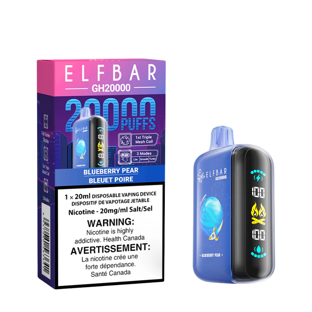 ELFBAR 20000 puffs - Blueberry Pear (FED)