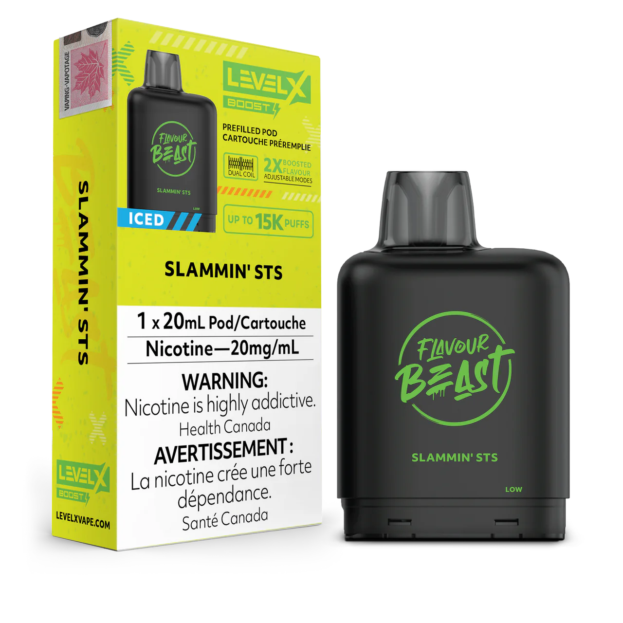 Flavour Beast Level X Boost Pod - Slammin’ STS Iced (FED)
