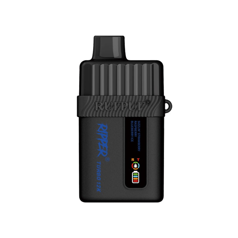 Rufpuf Ripper Turbo 12000 Sizzlin Strawberry Raspberry Blueberry Ice (20mg) (FED)