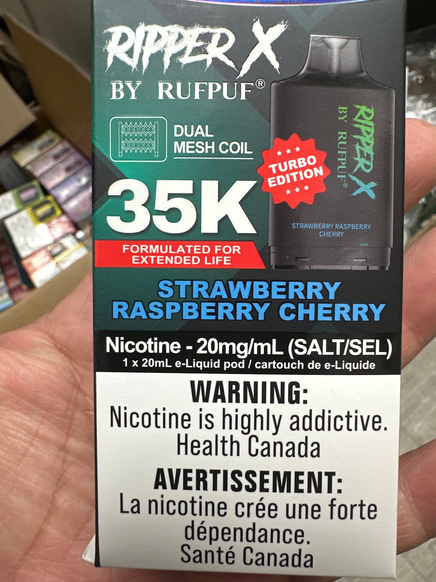 (FED) Rufpuf: Ripper X Pod - Strawberry Raspberry Cherry