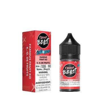 (1PC) Flavour Beast E-Liquid Famous Fruit KO 30ml 20mg (AB)