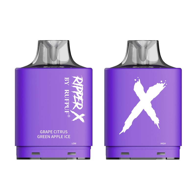 Rufpuf Ripper X 10000 Pod - Grape Citrus Green Apple Ice (FED)