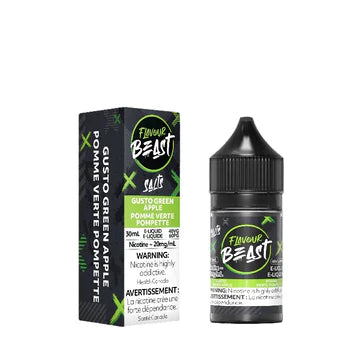 (1PC) Flavour Beast E-Liquid Gusto Green Apple 30ml 20mg (AB)