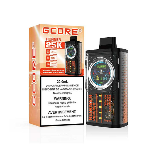 Gcore Runner 25000 - Pineapple Peach Mango 20mg (FED)