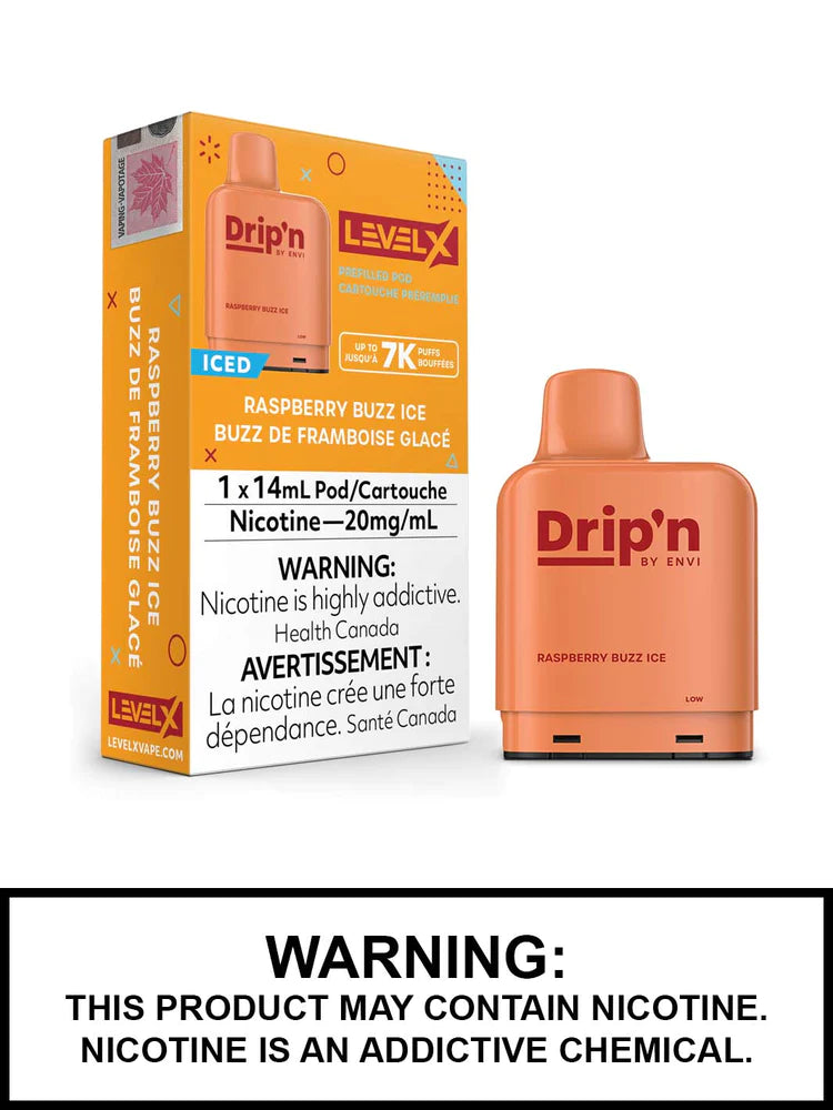 Drip’n Level X 7000 Pod - Raspberry Buzz Ice (FED)