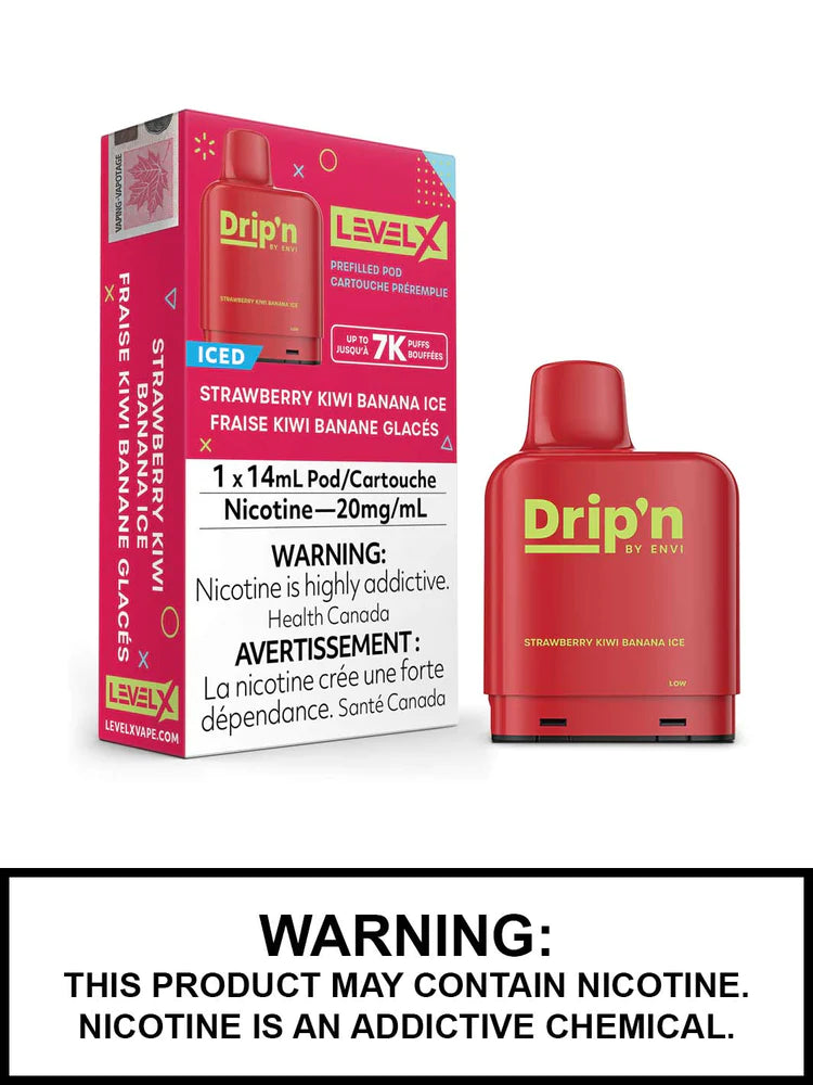 Drip’n Level X 7000 Pod - Strawberry Kiwi Banana Ice (FED)