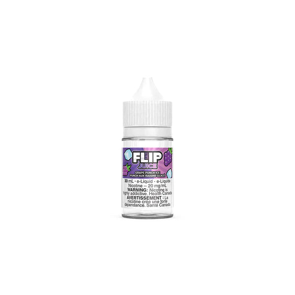 Flip Salt E-Juice 30ml (12mg) (Vape tax included) - Grape Punch Ice (FED)