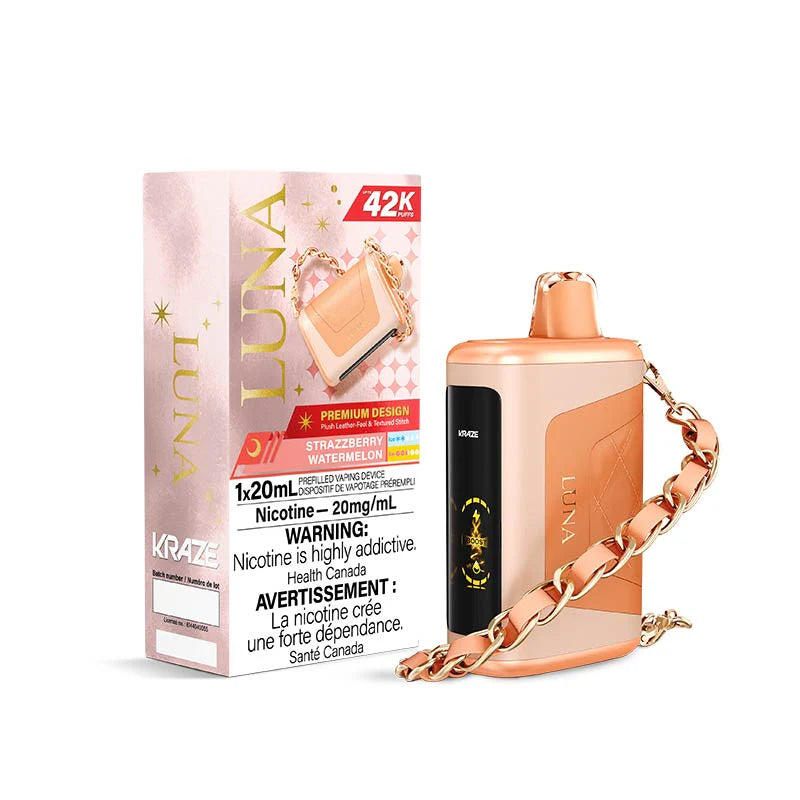 Kraze 42000 Luna Disposable - Strazzberry Watermelon 20mg (AB)