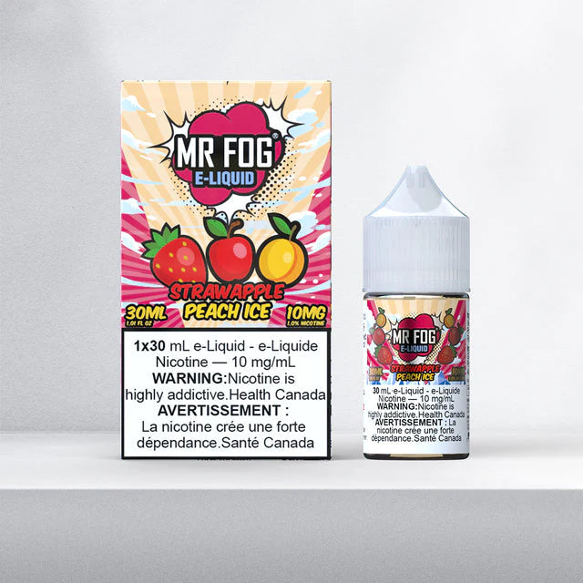 Mr.Fog Salt E-Juice 30ml (20mg) - Strawapple Peach Ice (FED)