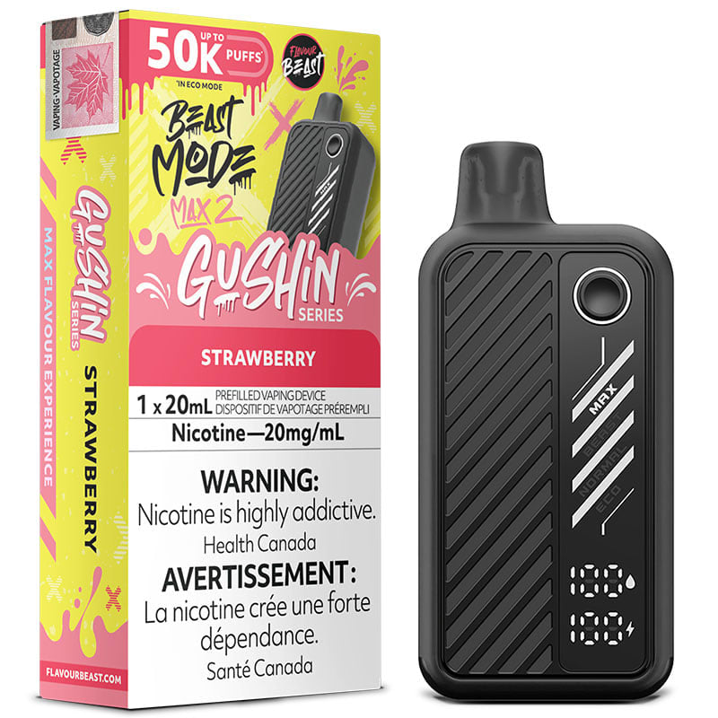 Gushin’ Flavour Beast Beast Mode Max 2 50000 (AB) - Strawberry
