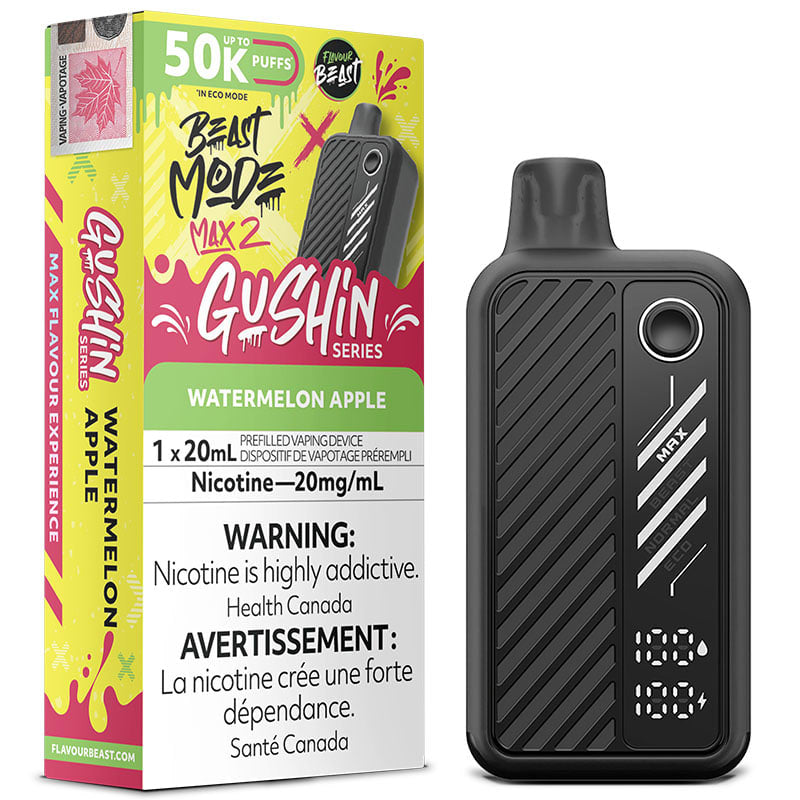 Gushin’ Flavour Beast Beast Mode Max 2 50000 (AB) - Watermelon Apple