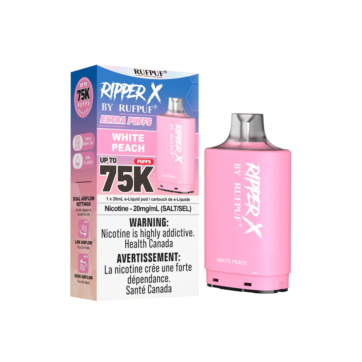 Rufpuf Ripper X Pod - White Peach (AB)