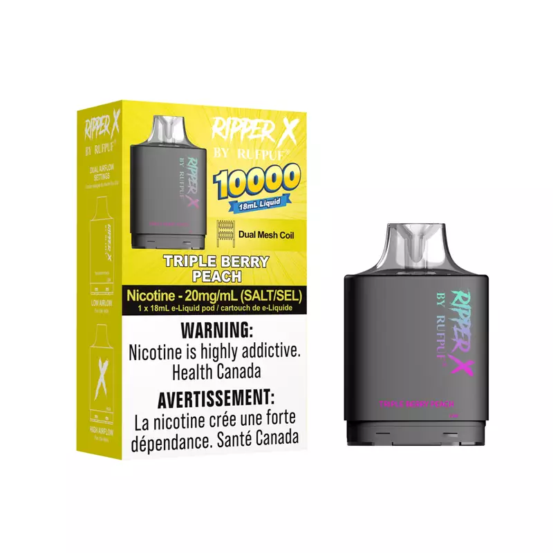 (FED) Rufpuf: Ripper X Pod (10k) - Triple Berry Peach