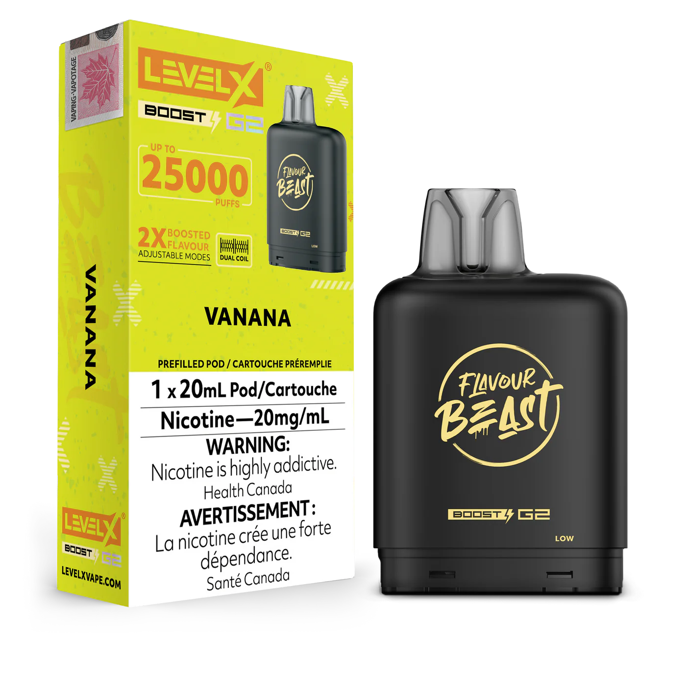 Flavour Beast Level X Boost Pod - Vanana (FED)