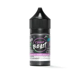 (1PC) Flavour Beast E-Liquid Grapplin’ Grape Sour Apple Iced 30ml 20mg (AB)