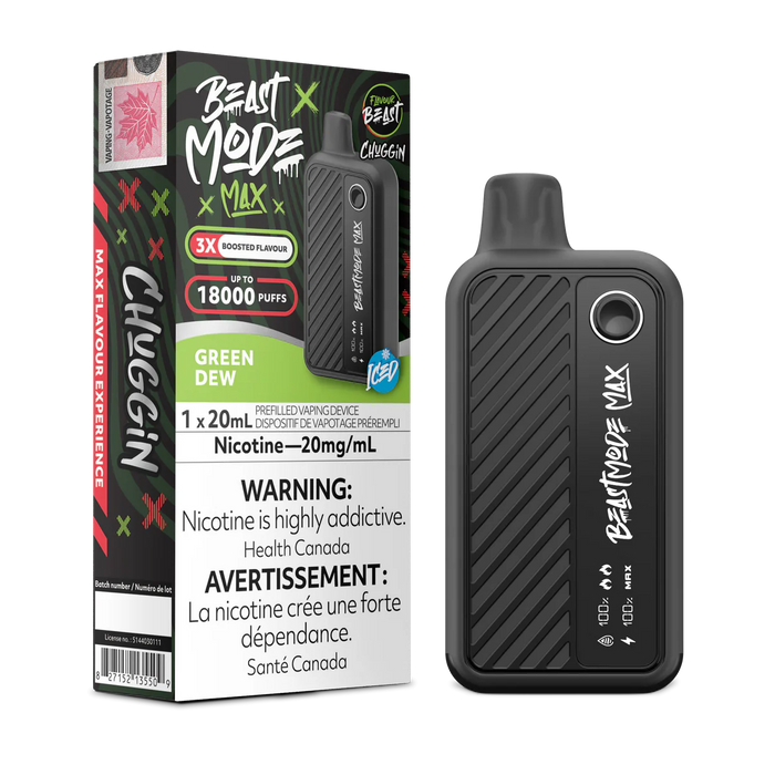Chuggin’ Green Dew FLAVOUR BEAST BEAST MODE MAX 18000 (AB)