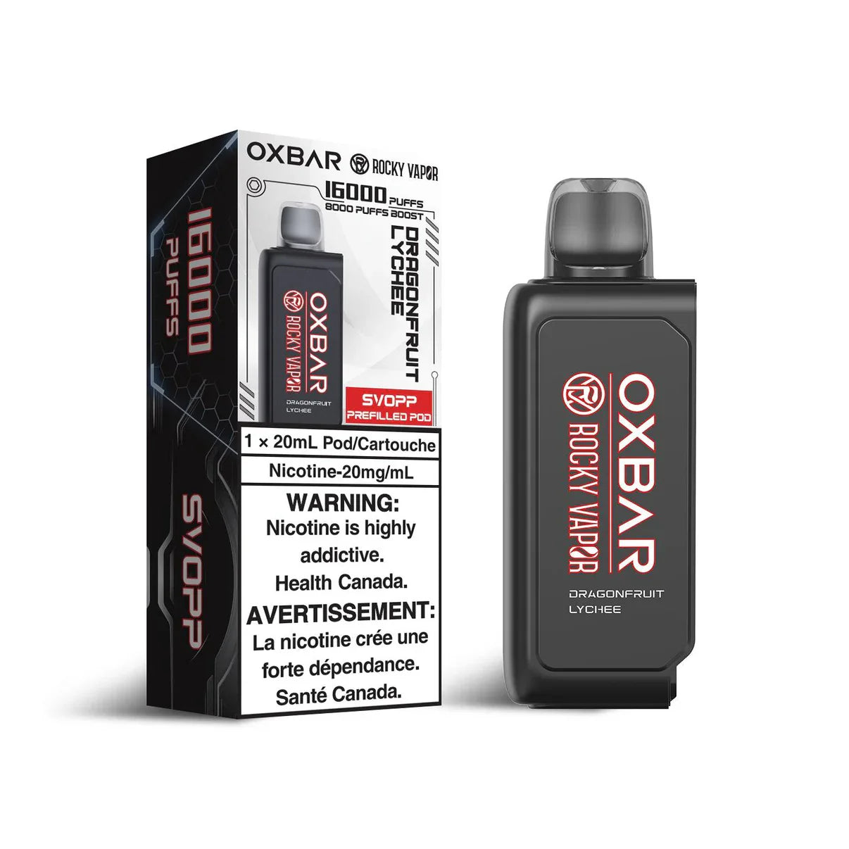 Oxbar SVOPP Pod 16000 - Dragonfruit Lychee (FED)