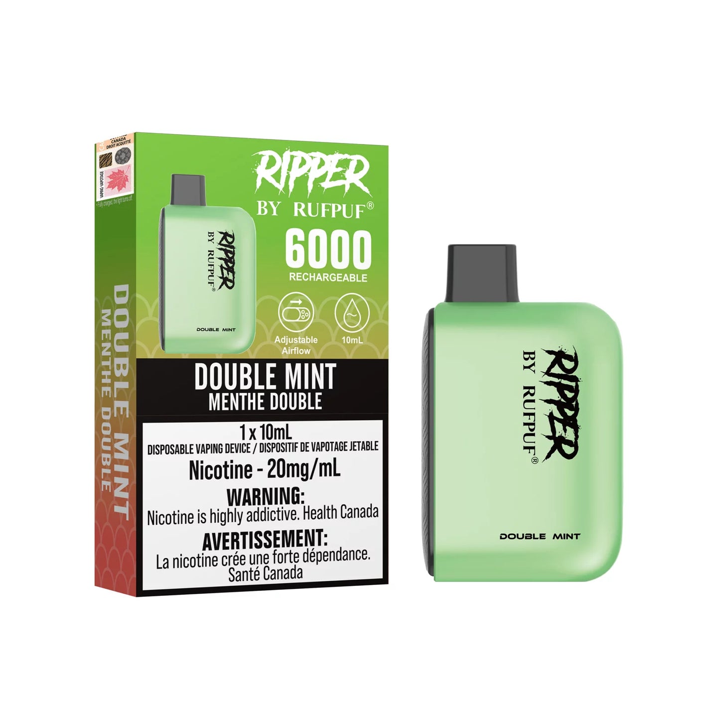 Rufpuf Ripper 6000 Doublemint (20mg) (FED)