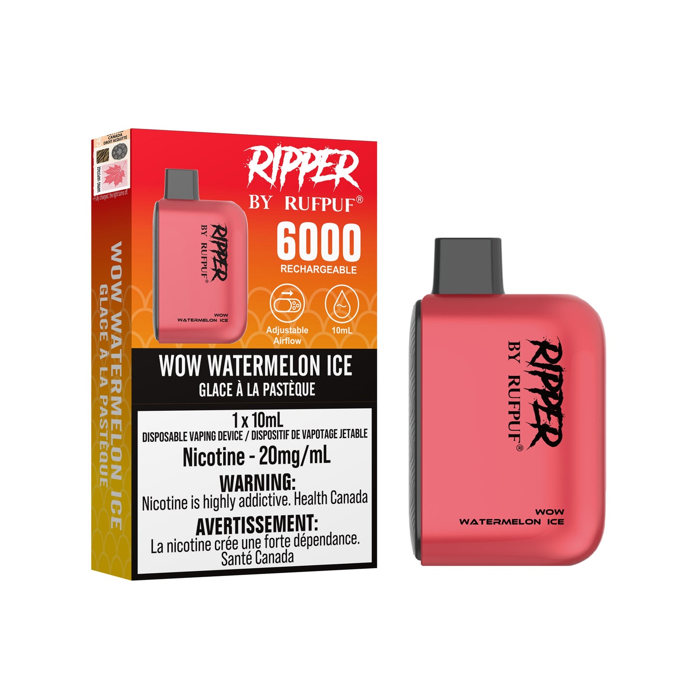 (FED) Rufpuf: Ripper (6k) - Wow Watermelon Ice (20mg)