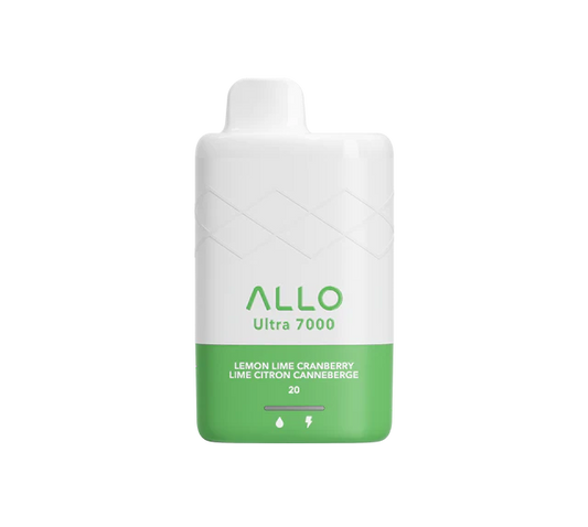 Allo Ultra 7000 Lemon Lime Cranberry 20mg (FED)